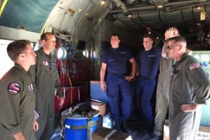 Hercules crew briefing. US Coast Guard photo by Lt. Sarah Bradley - @ Fiskerforum