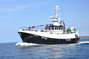 Following successful fishing trials completed off Macduff the vessel has now started fishing from its home port of Fraserburgh. Image: Macduff Ship Design - @ Fiskerforum