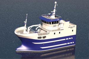 The new netter for Hans Angelsen og Sønner will be a first as a fishing vessel of this size with a hybrid propulsion system - @ Fiskerforum