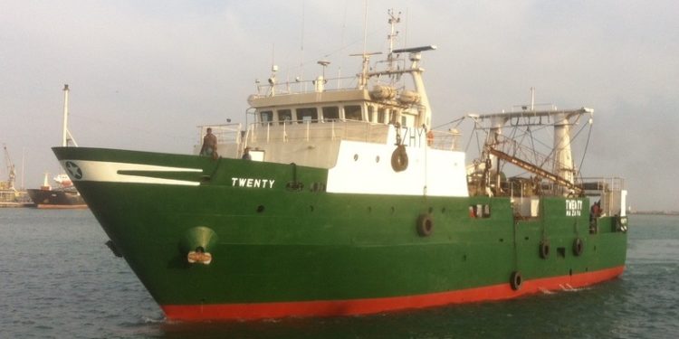 One of the trawlers identified by CFFA and other NGOs. Image from owner’s website - @ Fiskerforum