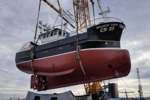 Atlantic Dawn launched at Middlesbrough. Image: Parkol - @ Fiskerforum