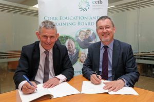 CETB chief executive Ted Owens and BIM CEO Jim O'Toole agree a memorandum of understanding - @ Fiskerforum