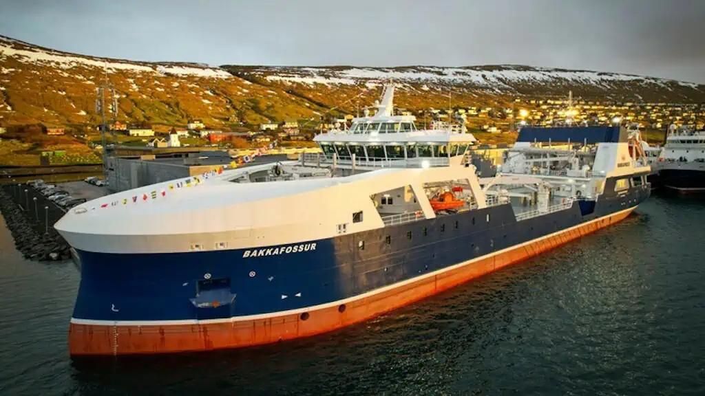 Read more about the article Hybrid well boat joins Bakkafrost fleet