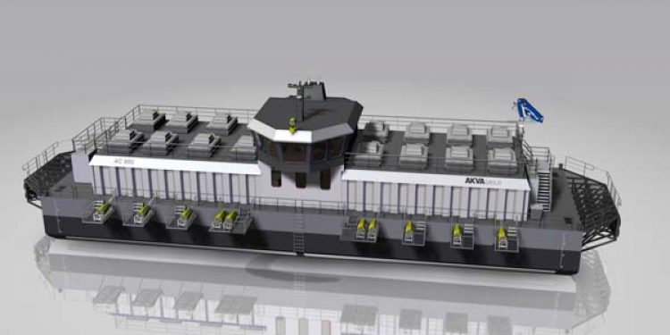 Marketex Marine to build the Biggest fish feeding barge in the world  Photo: AKVA - @ Fiskerforum