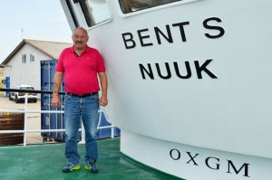 Bent S’s owner and veteran fisherman Jens Kristian Friis-Salling on board the new vessel - @ Fiskerforum