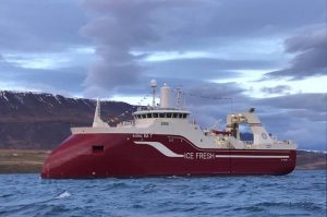 Björg steaming towards Akureyri - @ Fiskerforum