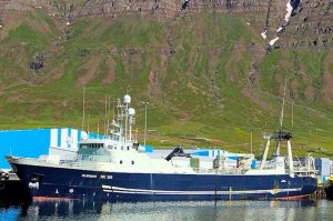Blængur alongside in Norðfjörður after two months in the Barents Sea. Image: SVN/Karl Jóhann Birgisson - @ Fiskerforum