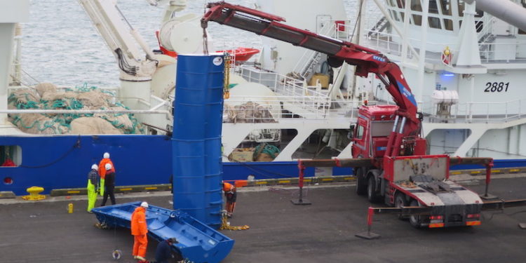 A pair of Type 22 Bluestream doors for one of HB Grandi's pelagic vessels - @ Fiskerforum