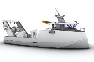 Proposals have been made for revolutionary Australian fishing vessel. Image: Bury Design - @ Fiskerforum