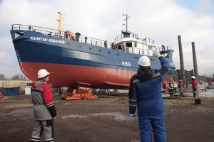 Marfish vessel Captain Lobanov has been refitted at Svetloe near Kaliningrad - @ Fiskerforum