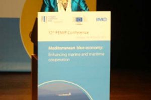 Reviving the Mediterranean blue economy through cooperation. Photo: Damanaki at FEMIP - European Commission - @ Fiskerforum