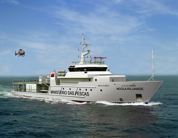 Read more about the article Fishery Inspection Surveillance Vessel for Angola  launched at Damen Shipyards Galati