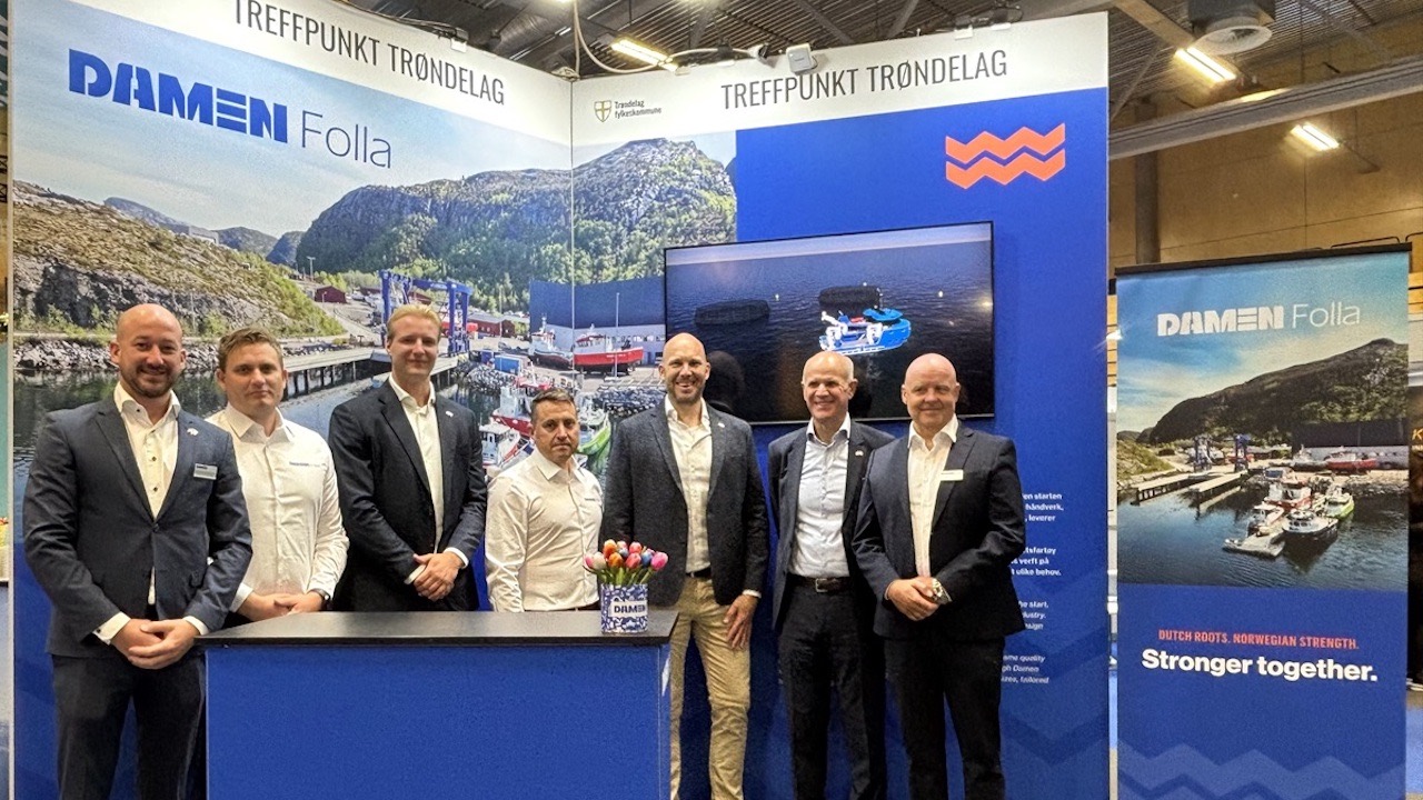 Read more about the article Damen Folla kicks off joint venture at Aqua Nor