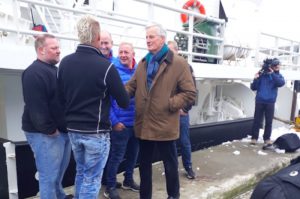 EU Brexit negotiator took time during a visit to Denmark to talk to Danish fishermen and industry figures in Lemvig and Thyborø - @ Fiskerforum