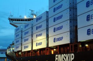 Eimskip has a fleet operating across the North Atlantic. Image: Eimskip - @ Fiskerforum