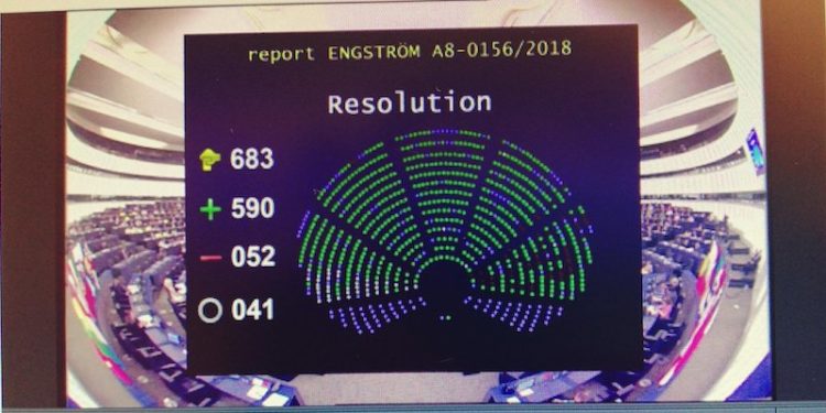 MEPs voted overwhelmingly in favour of the the same standards being applied to imported and EU fisheries products - @ Fiskerforum