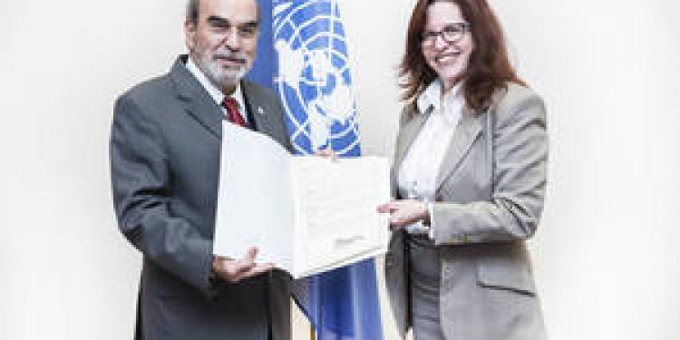 FAO Director-General José Graziano da Silva abd Cuban Ambassador to the United Nations agencies in Rome Alba Soto Pimentel - @ Fiskerforum