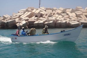 A new FAO design vessel being tested in Somali waters. It is named Joorj after Jorge Torrens
