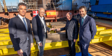 DTU research vessel’s keel laid at Vigo yard