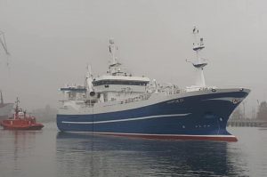 Huginn has been lengthened by 7.20 metres during the refit at Alkor. Image: Grímur Gíslason - @ Fiskerforum