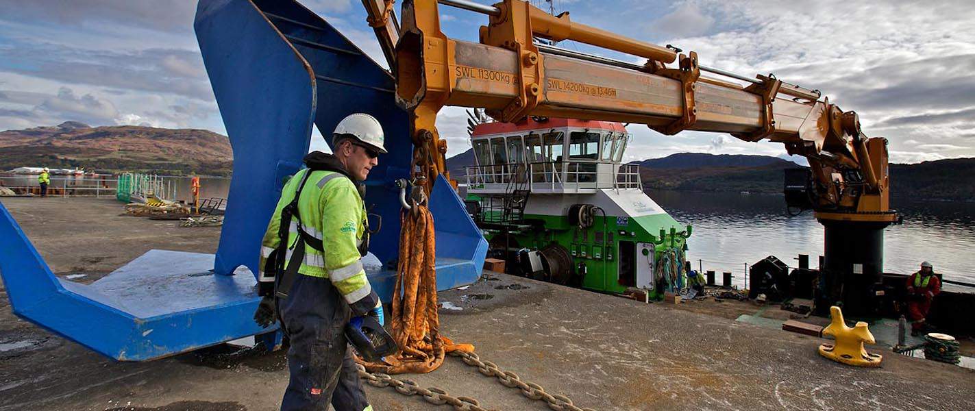 Read more about the article Secure anchoring system takes hold at Kishorn Dry Dock