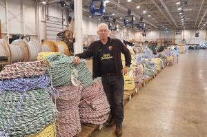 Kristinn Gestsson in Hampiðjan’s Skarfabakki net loft - @ Fiskerforum