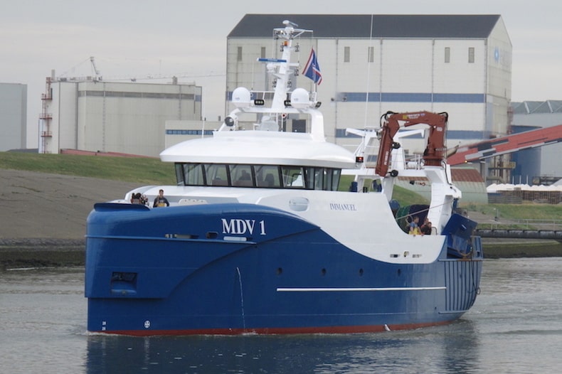 Two trawlers identical to the MDV-1 have been ordered by Dutch owners from the Hoekman and Padmos yards - @ Fiskerforum