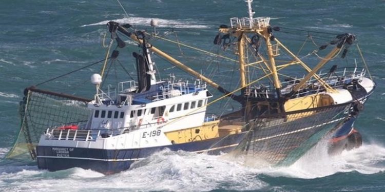 Beam trawler Margaret of Ladram E-198 - @ Fiskerforum
