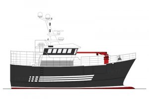 This 19 metre fishing vessel  is being built at SBA in Vietnam. Image: Macduff ship Design - @ Fiskerforum