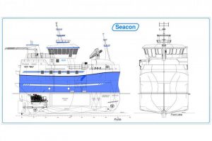 The new gillnetter/longliner is to be built at Stadyard to a Seacon design - @ Fiskerforum