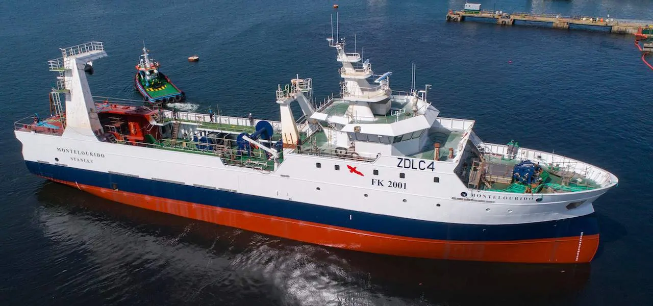 Read more about the article Nodosa launches Falklands trawler