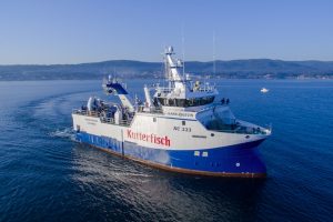 Kutterfisch trawler Janne-Kristin has been completed by Spanish shipyard Nodosa. Image: Nodosa - @ Fiskerforum