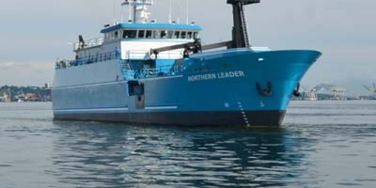 The most innovative US fishing vessel built in over 20 years.  Photo: Northern Leader - Alaskan Leader Fisheries - @ Fiskerforum
