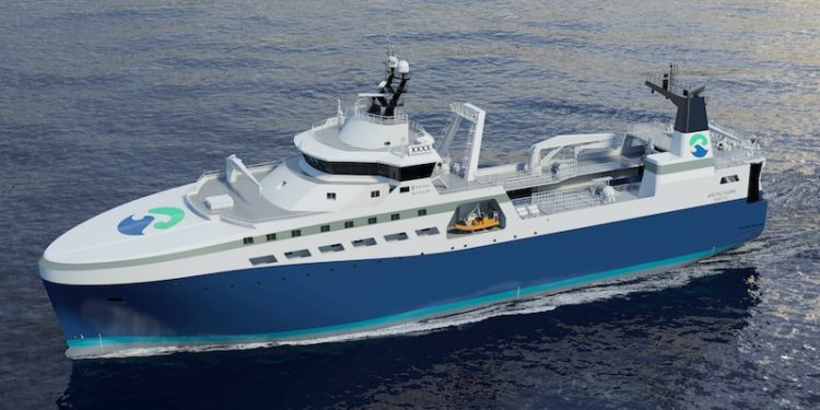 Arctic Storm’s new pelagic vessel will be the first Rolls-Royce-designed fishing vessel to be built at a US shipyard - @ Fiskerforum