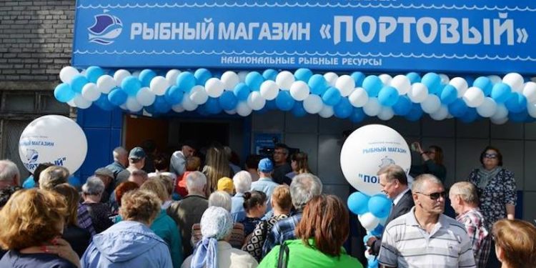 The Portovy seafood outlet was opened in Murmansk - @ Fiskerforum