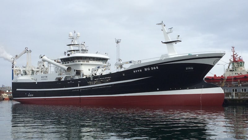 Read more about the article Denmark’s largest fishing vessel christened at Karstensens