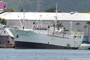 Rogue fishing vessels have been IUU-listed by SIOFA and GFCM. Image: Trygg Mat Tracking - @ Fiskerforum