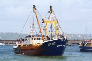 The UK scallop fleet landed 38