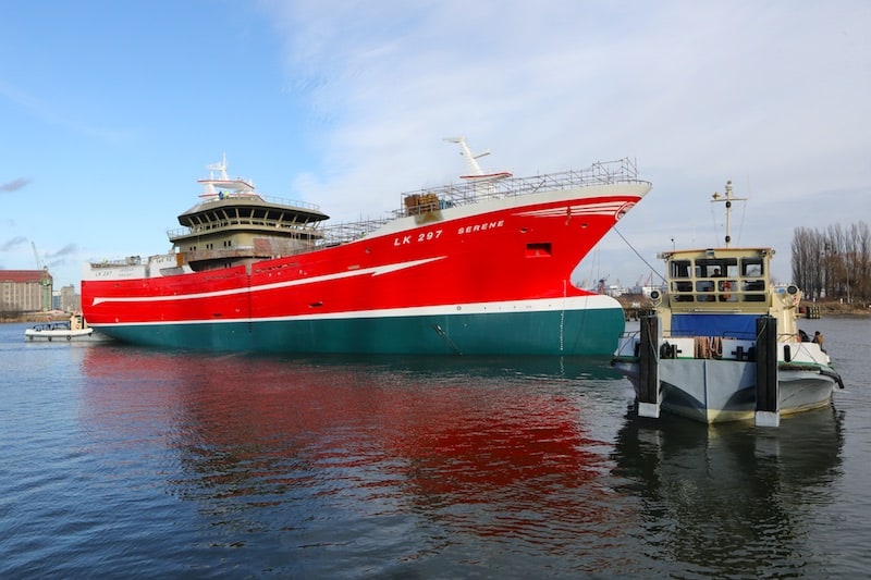 Read more about the article Serene hits the water at Nauta yard