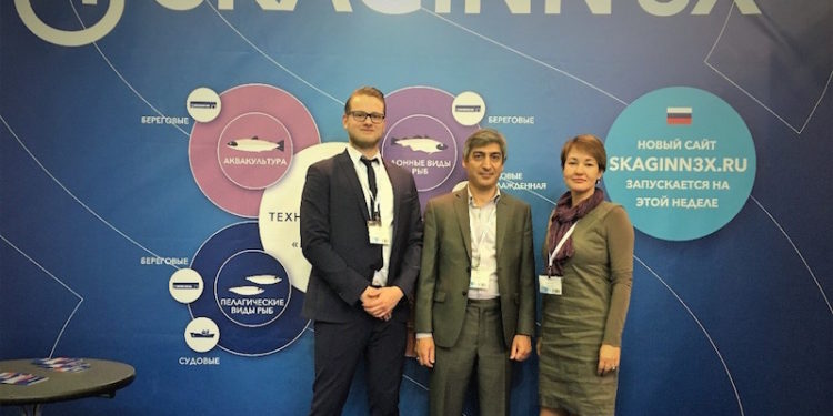 Skaginn3X launched its Russian language website at the AgroProdMash exhibition in Moscow - @ Fiskerforum