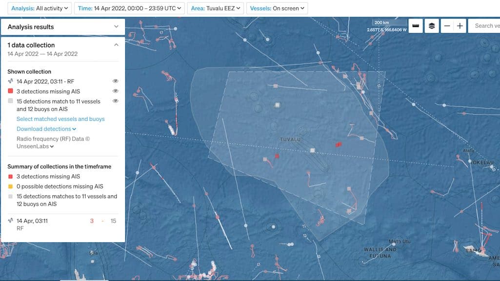 Read more about the article Scanning Tuvalu’s waters for illegal fishing