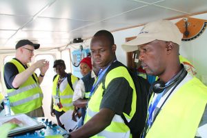 Joint training on vessel bridge inspections and information cross-referencing has been held in support of the FCWC West Africa Task Force - @ Fiskerforum