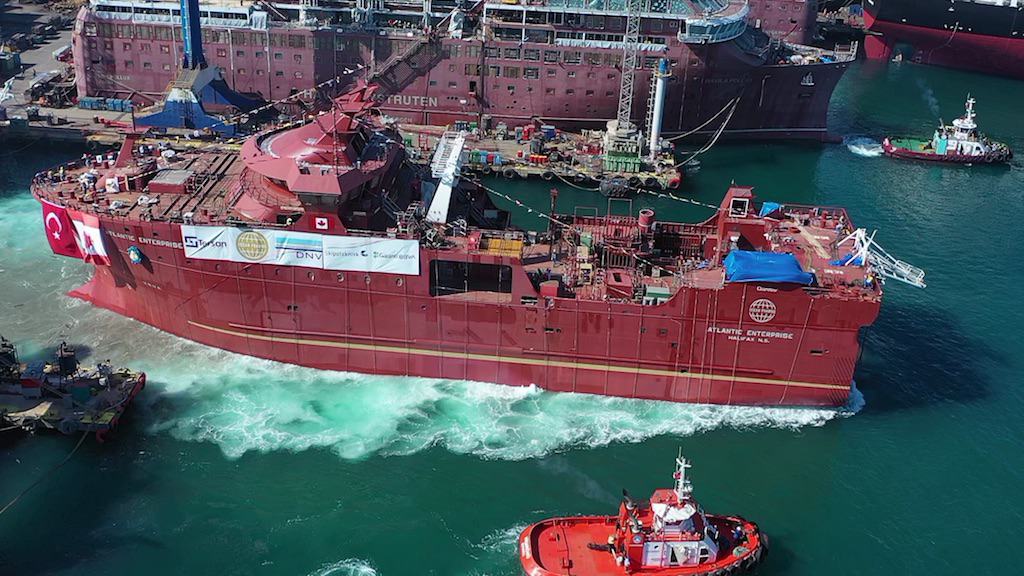Read more about the article Atlantic Enterprise floated off at Turkish yard