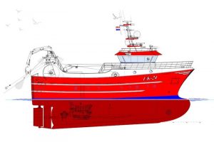 Hoekman Shipbuilding is to build the new UK-24 to a Herman Jansen design - @ Fiskerforum