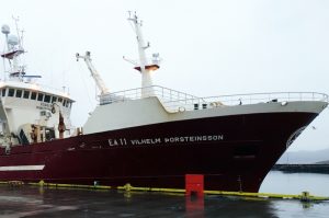 Vilhelm Thorsteinsson making its last landing in Iceland before going to its new Russian owners. Image: SVN/Hákon Ernuson - @ Fiskerforum