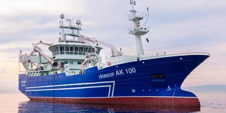 Víkingur is steaming home with 2200 tonnes in its tanks - @ Fiskerforum