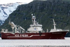 Samherji’s pelagic factory vessel Vilhelm Thorsteinsson landed the first capelin of 2018 - @ Fiskerforum