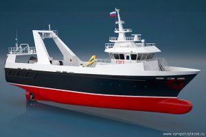 A new trawler for Karelriba is being built to Vympel's T30 design. Image: Vympel - @ Fiskerforum