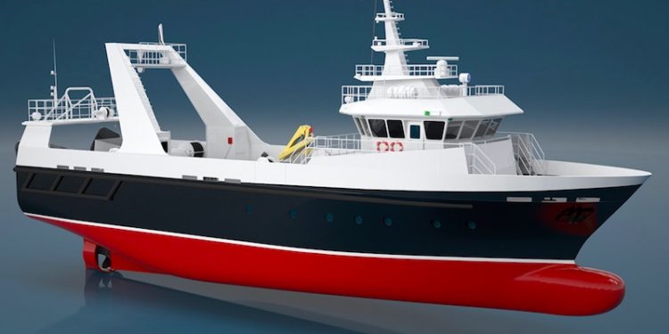 A new trawler for Karelriba is being built to Vympel's T30 design. Image: Vympel - @ Fiskerforum