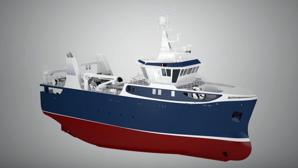 Trawler Scraper Module New trawler design showcased at Scottish Skipper Expo - FiskerForum